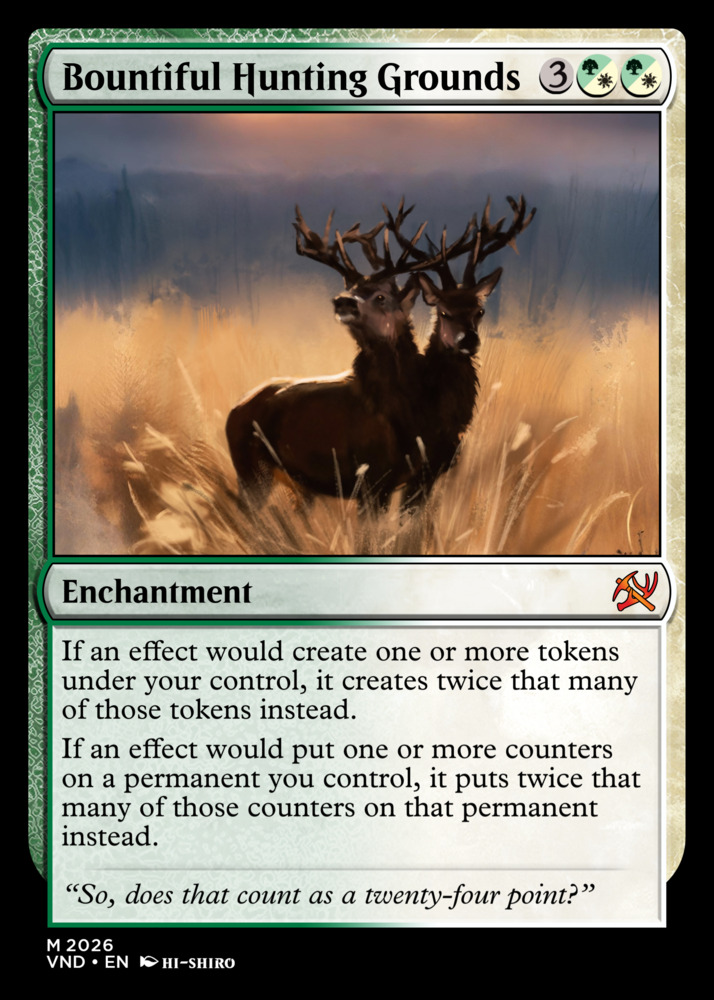 Bountiful Hunting Grounds